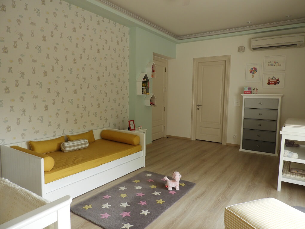 Gray and ochre- nursery